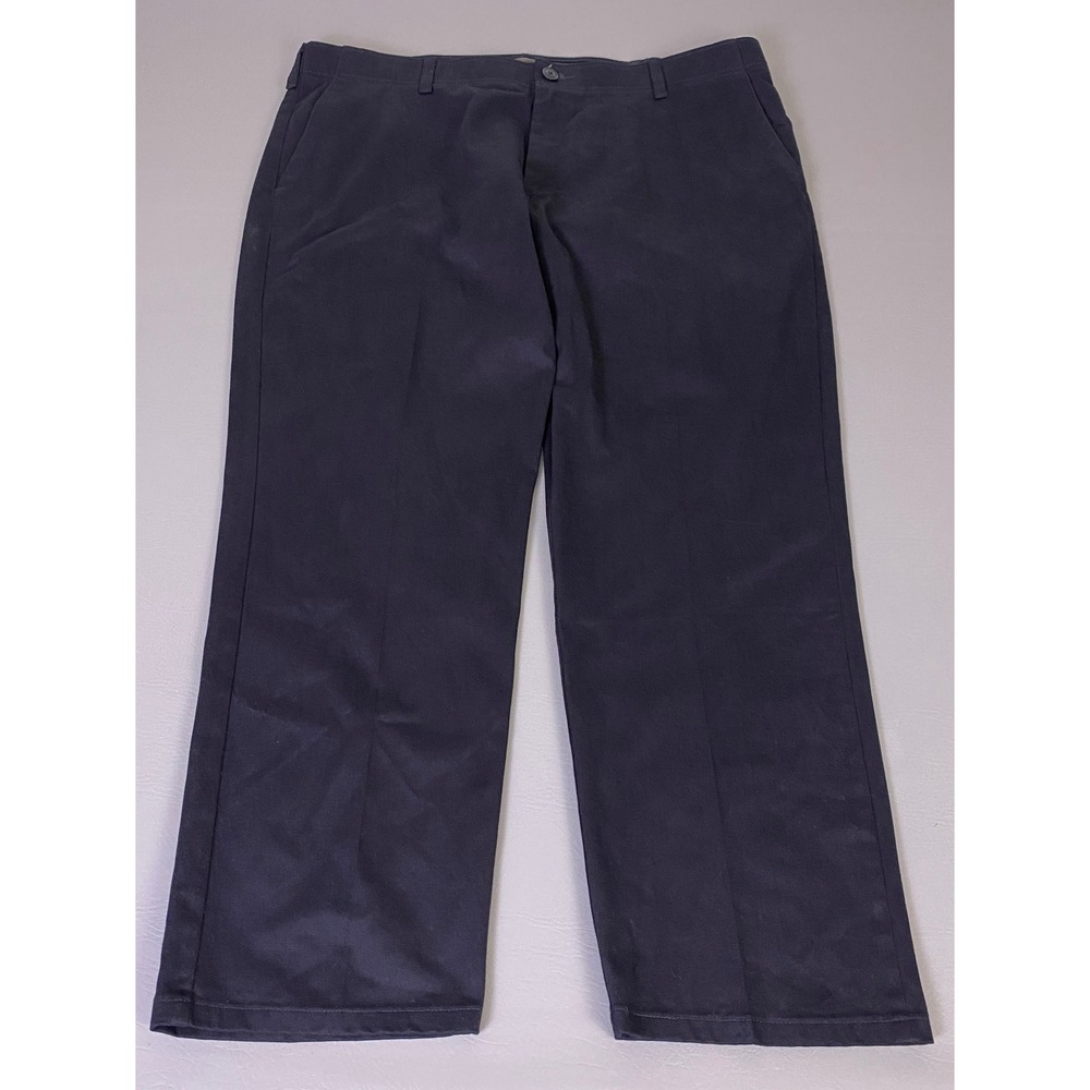 Lee Extreme Motion Pants MVP Regular Straight Leg Mens 40x29 Black Stretch Chino - Picture 1 of 11